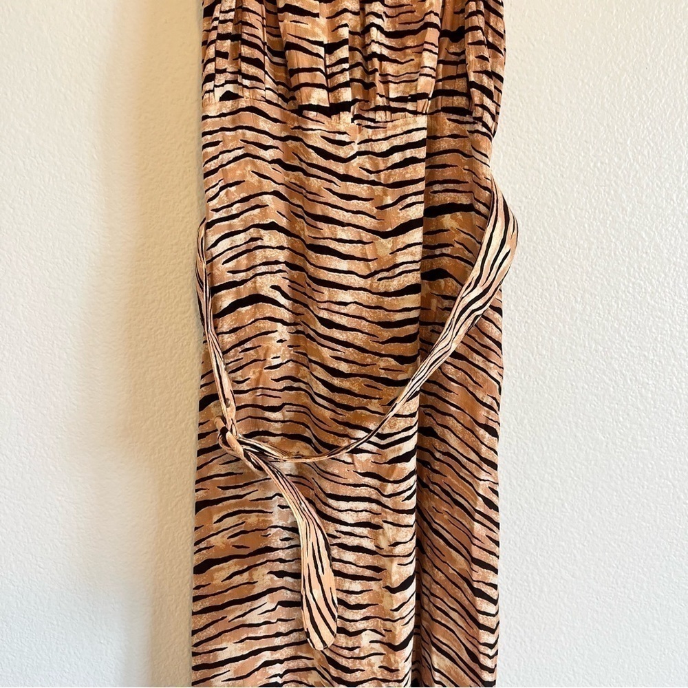 Faithfull The Brand Saint Tropez Midi Dress Animal 2 - Picture 6 of 14